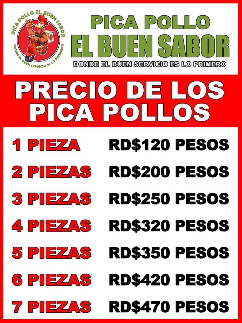 Pica Pollo El Buen Sabor